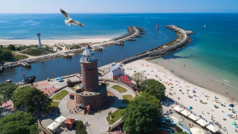 shutterstock_1497501032 Aerial view of Kolobrzeg - a beautiful city and spa on the Baltic Sea.jpg